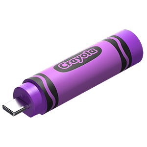 SanDisk Crayola 128GB USB-C Vivid Violet - Pendrive