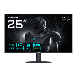GIGABYTE G25F2A Monitor Gaming 25" FHD - 1920 x 1080, 240Hz, 1ms, 300 cd/m², Display HDR 10, HDMI 2.0, DisplayPort 1.4