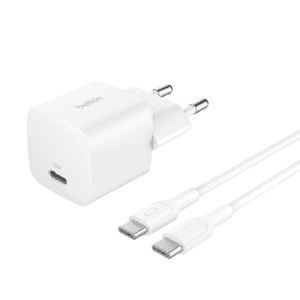 Belkin BoostCharge Consola de juegos portátil, Smartphone, Tableta Blanco Corriente alterna Carga rápida Interior