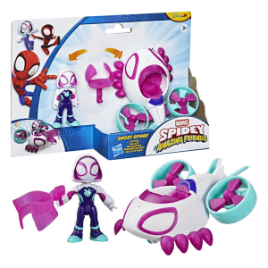Marvel Spidey and His Amazing Friends Spider Fantasma y helicóptero