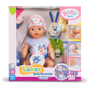 MuI±eco Lukas BaI±o Divertido Baby Born 36cm