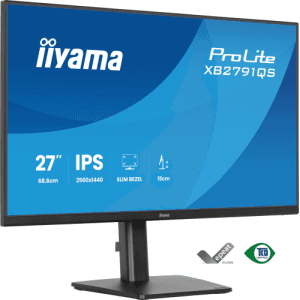 iiyama ProLite XB2791QS-B1 pantalla para PC 68,6 cm (27") 2560 x 1440 Pixeles Quad HD LED Negro