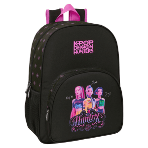 Mochila Negra Kpop Demon Hunters