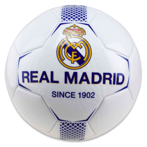 Balon futbol Real Madrid blanco grande