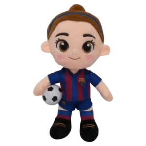 Peluche Jugadora Baloncesto FC Barcelona 36cm