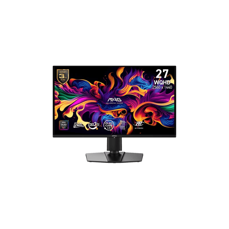 MSI MAG 274QP QD-OLED X24 pantalla para PC 67,3 cm (26.5") 2560 x 1440 Pixeles Wide Quad HD Negro