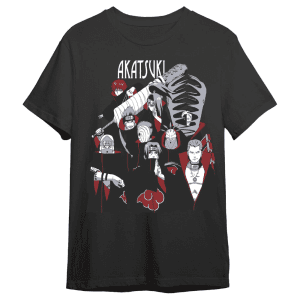 Camiseta Akatsuki Naruto Shippuden adulto