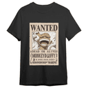 Camiseta Monkey D Luffy Wanted One Piece adulto