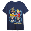 Camiseta Super Saiyans Dragon Ball Z adulto