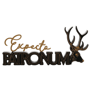 Letrero madera Patronum Harry Potter