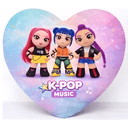 Cojin corazon Kpop Demon Hunters 40cm
