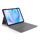 Logitech Combo Touch, Funda con Teclado, iPad Air 13 Pulgadas (M2)(2024) - Teclado retroiluminado extraíble con Soporte abatibl