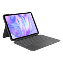 Logitech Combo Touch, Funda con Teclado, iPad Pro 11 Pulgadas (M4)(2024) - Teclado retroiluminado extraíble con Soporte abatibl