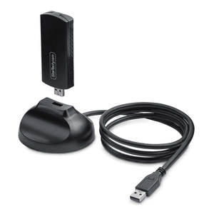 StarTech.com Adaptador USB Externo de Red Inalámbrica Wi-Fi 6E para Ordenador de Sobremesa o Portátil - NIC Inalámbrico de hasta