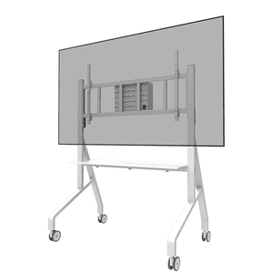 Neomounts FL50-575WH1 Carro para TV 65-115" - instalación rápida - TÜV