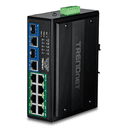 Trendnet TI-BG108 switch Gigabit Ethernet (10/100/1000) Energía sobre Ethernet (PoE) Negro
