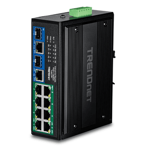 Trendnet TI-BG108 switch Gigabit Ethernet (10/100/1000) Energía sobre Ethernet (PoE) Negro