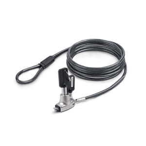 StarTech.com Cable de Seguridad Delgado para Portátil Compatible con Noble Wedge® de 1,5m - Cable Antirrobo para Portátil con Ca