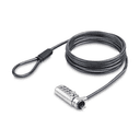 StarTech.com Cable de Seguridad Delgado para Portátil Compatible con Noble Wedge® de 1,5m - Cable Antirrobo para Portátil con Ca
