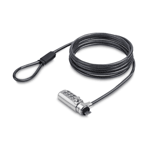 StarTech.com Cable de Seguridad Delgado de Portátil Compatible con K-Slot de 1,5m - Cable Antirrobo para Portátil con Candado de