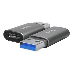 Trust Calyx USB Type-C USB Type-A Gris