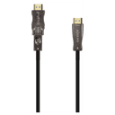 AISENS Cable Hdmi V2.1 AOC Desmontable Ultra Alta Velocidad / Hec 8K@60Hz 4K@120Hz 4:4:4 48Gbps, A/M-D/A/M, Negro, 30M