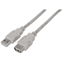 AISENS A101-0012 cable USB USB 2.0 1 m USB A Beige