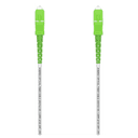 AISENS Cable Fibra Óptica Latiguillo G657A2 3.0 9/125 SMF Simplex CPR DCA LSZH, SC/APC-SC/APC, Blanco, 3.0 m