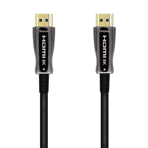 AISENS Cable HDMI V2.1 AOC Ultra Alta Velocidad / HEC 8k@60Hz 4k@120Hz 4:4:4 48Gbps, A/M-A/M, Negro, 20m