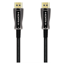 AISENS Cable HDMI V2.1 AOC Ultra Alta Velocidad / HEC 8k@60Hz 4k@120Hz 4:4:4 48Gbps, A/M-A/M, Negro, 50m