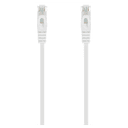 AISENS Cable de Red Latiguillo RJ45 LSZH Cat.6A 500 Mhz UTP AWG24, Blanco, 0.5M
