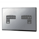 Neomounts WL30-265BL1 Soporte de pared para TV 43-85" Samsung pantallas - ultra plano