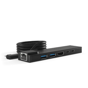 Compulocks HUB01 base para portátil y replicador de puertos USB 2.0 Type-C Negro