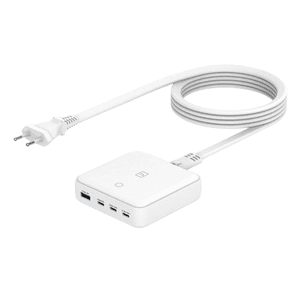 Tucano MA-DEGAN100-EU-W cargador de dispositivo móvil Portátil, Smartphone, Tableta Blanco Corriente alterna Carga rápida Interi