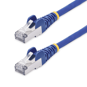 StarTech.com Cable de Red Ethernet CAT8 Azul 50cm - Snagless - sin Pestillo - 25G/40G - 2000MHz - PoE++ de 100W - 26AWG - S/FTP 