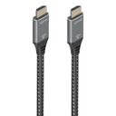 AISENS Cable HDMI V2.1 ultra alta velocidad / HEC 8K@60Hz 48Gbps, A/M-A/M, Gris/Negro, 7.0m