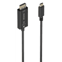 AISENS Cable Conversor Bidireccional USB-C A DISPLAYPORT 8K@60Hz, USB-C/M-DP/M, Negro, 1.8m