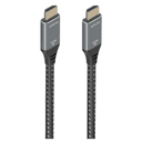 AISENS Cable HDMI V2.1 ultra alta velocidad / HEC 8K@60Hz 48Gbps, A/M-A/M, Gris/Negro, 5.0m