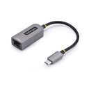 StarTech.com Adaptador de Red Ethernet de 2,5Gb USB Tipo C - Adaptador USB 3.1 USB-C a RJ45 - 2.5GBASE-T - Compatible con Thunde