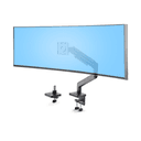 StarTech.com Soporte VESA de Sobremesa para Monitor Curvo de 49" Ultraancho 32:9 - Brazo VESA para Monitor con Grommet/Mordaza -