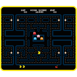 Konix 82541120979 alfombrilla para ratón Alfombrilla de ratón para juegos Negro, Amarillo