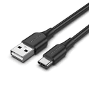 Vention Cable USB 2.0 3A CTHBD/ USB Tipo-C Macho - USB Macho/ 50cm/ Negro