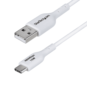 StarTech.com Cable Cargador USB-A a USB-C de 1m - Cable Adaptador USB-A a USB Tipo C - 3A - Cable de Carga y Sincronización - U