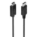 AISENS Cable conversor DisplayPort a HDMI 4K@60Hz, DP/M-HDMI/M, Negro, 2.0m