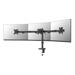 Neomounts DS60-600BL3 Brazo de monitor 10-27" - Quick-fix - Tope-a-180°