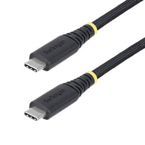 StarTech.com Cable de Carga USB-C de 3m - Cable Cargador USB Tipo C - PD EPR 240W 5A - Durable y Ultra Flexible - Cable Cargador