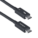 StarTech.com Cable Thunderbolt 5 de 50cm - Cable Thuderbolt Certificado - 80Gbps Hasta 120Gbps - Entrega de Alimentación PD de 2