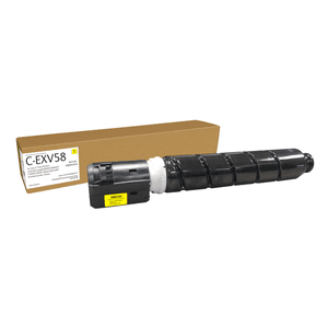 Tóner Everyday™ Amarillo remanufacturado de Xerox es compatible con Canon C-EXV58 (3766C002AA), Capacidad estándar