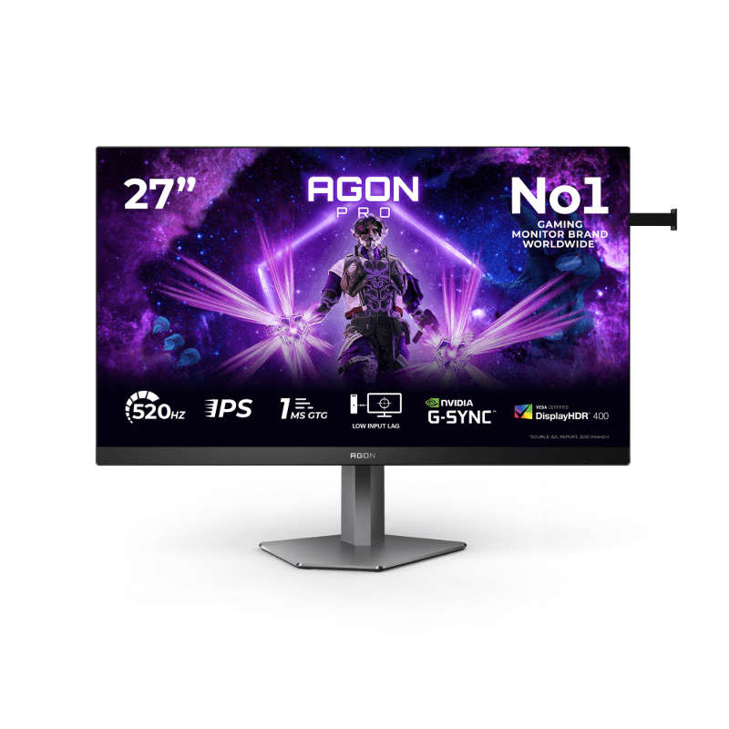AOC G2 AG276FK pantalla para PC 68,6 cm (27") 1920 x 1080 Pixeles Full HD LED Negro, Gris