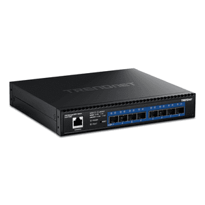 Trendnet TL2-F7080 switch Gestionado L2 1U Negro